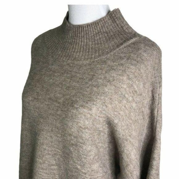 Vince Camuto Cabin Long Mutton Sleeve Mock Sweater - Picture 8 of 12